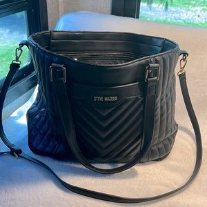 Lightly used large black purse